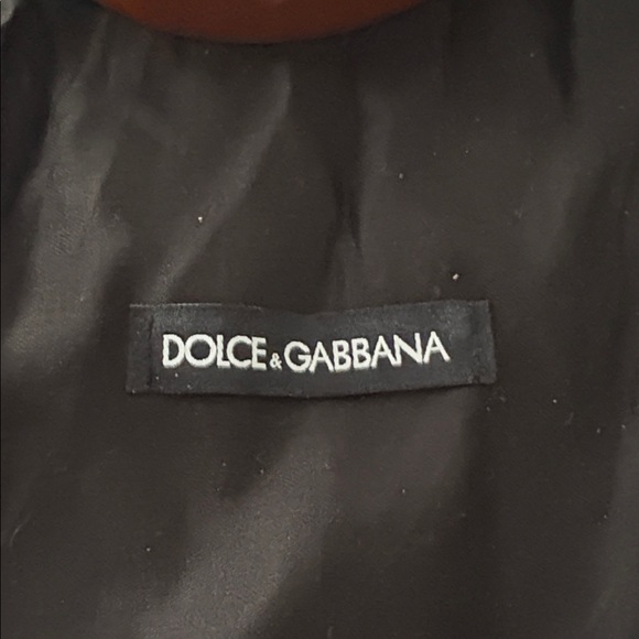 Dolce & Gabbana Brown Calf Leather Classic Logo Metal Buckle Belt